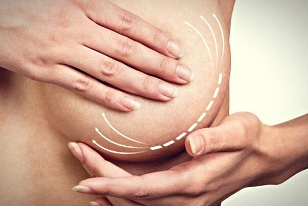 frotter de la crème sur les seins pour les agrandir