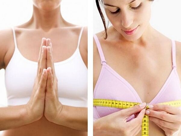 mesure du sein et exercices pour l'agrandir